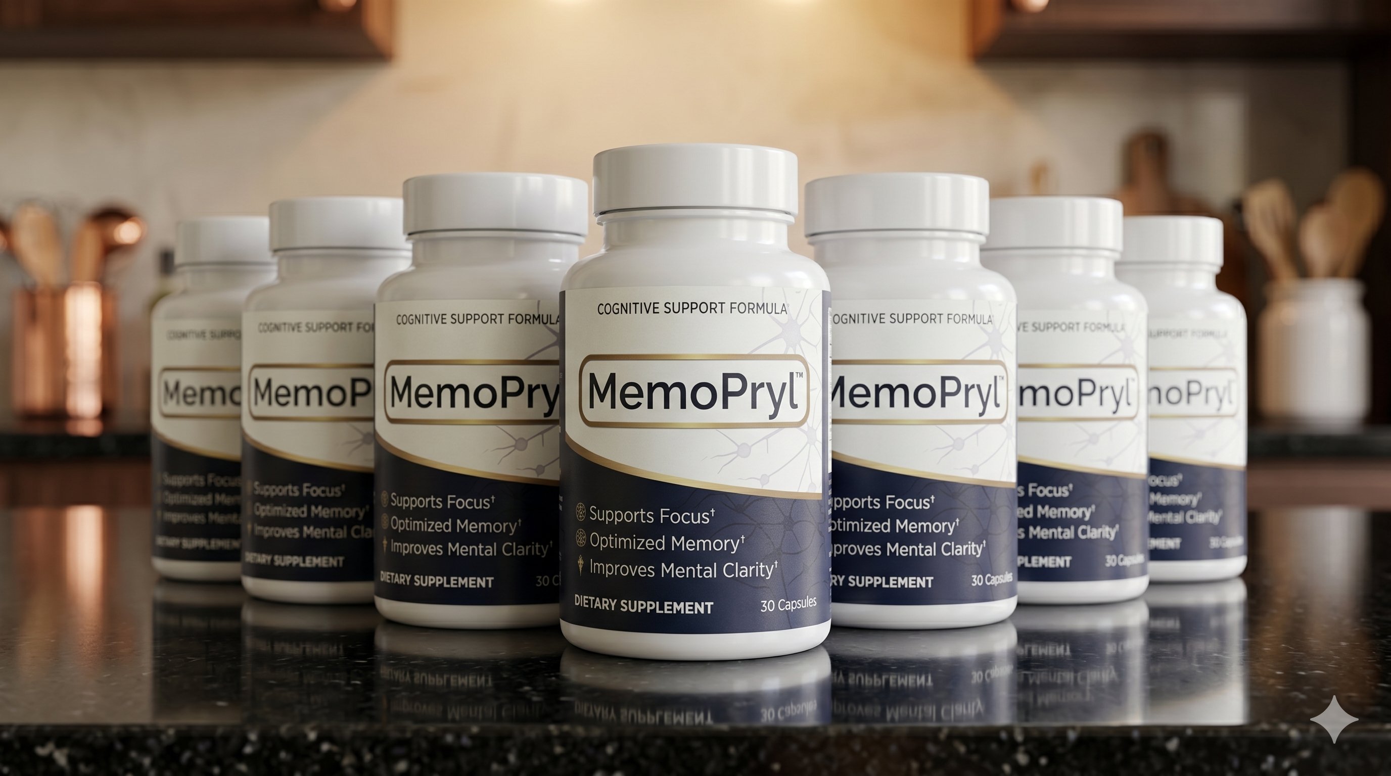 Six Memopryl bottles