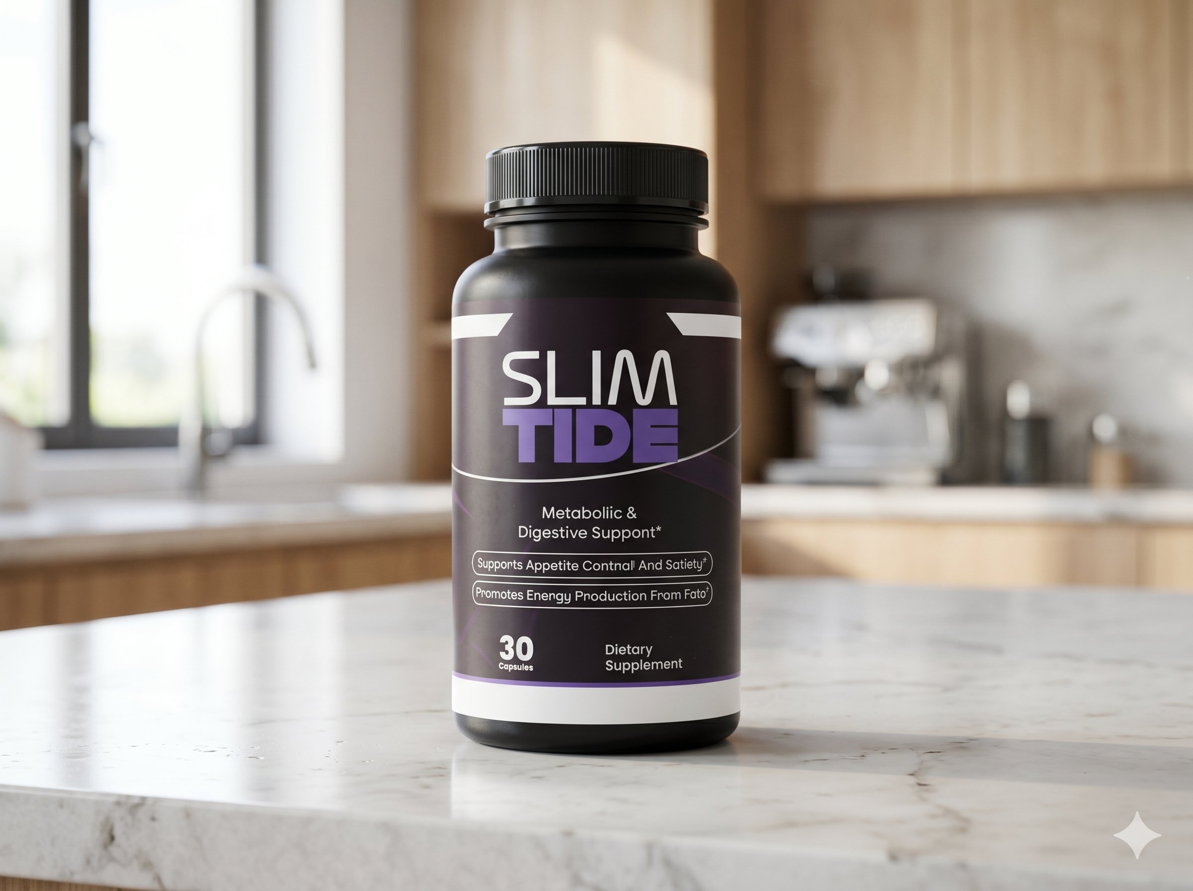 SlimTide dietary supplement bottles